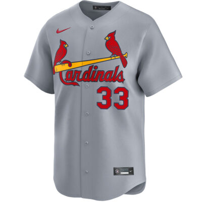 Alternative view of Brendan Donovan St. Louis Cardinals Grey Road Limited Jersey - All Stitched