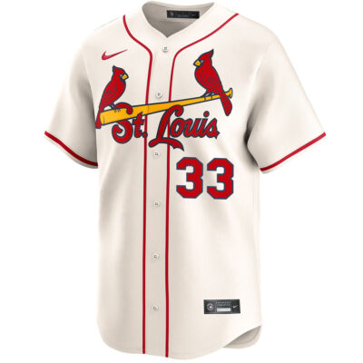 Alternative view of Brendan Donovan St. Louis Cardinals Cream Alternate Limited Jersey - All Stitched