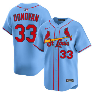 Brendan Donovan St. Louis Cardinals Light Blue Alternate Limited Jersey - All Stitched