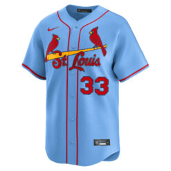 Alternative view of Brendan Donovan St. Louis Cardinals Light Blue Alternate Limited Jersey - All Stitched