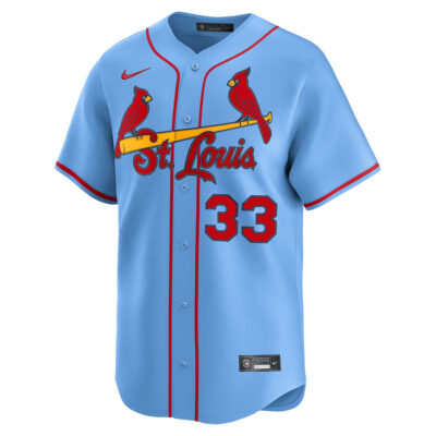 Alternative view of Brendan Donovan St. Louis Cardinals Light Blue Alternate Limited Jersey - All Stitched
