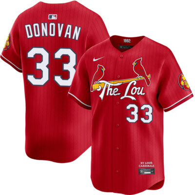 Brendan Donovan St. Louis Cardinals Red City Connect Limited Jersey - All Stitched