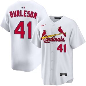 Alec Burleson St. Louis Cardinals White Home Limited Jersey - All Stitched