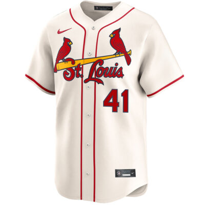Alternative view of Alec Burleson St. Louis Cardinals Cream Alternate Limited Jersey - All Stitched