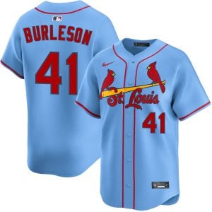 Alec Burleson St. Louis Cardinals Light Blue Alternate Limited Jersey - All Stitched