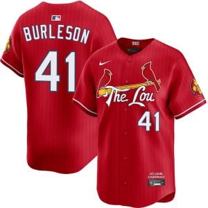 Alec Burleson St. Louis Cardinals Red City Connect Limited Jersey - All Stitched