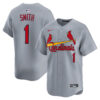 Ozzie Smith St. Louis Cardinals Grey Road Limited Jersey - All Stitched