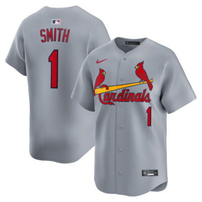 Ozzie Smith St. Louis Cardinals Grey Road Limited Jersey - All Stitched