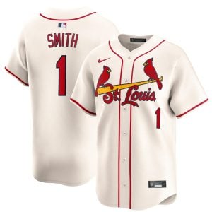 Ozzie Smith St. Louis Cardinals Cream Alternate Limited Jersey - All Stitched