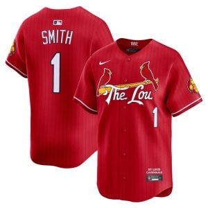 Ozzie Smith St. Louis Cardinals Red City Connect Limited Jersey - All Stitched