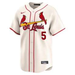 Alternative view of Albert Pujols St. Louis Cardinals Cream Alternate Limited Jersey - All Stitched