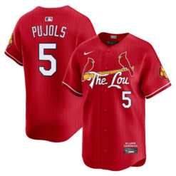 Albert Pujols St. Louis Cardinals Red City Connect Limited Jersey - All Stitched