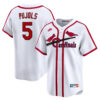 Albert Pujols St. Louis Cardinals White Cooperstown Collection Jersey - All Stitched