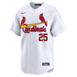 Alternative view of Mark McGwire St. Louis Cardinals White Home Limited Jersey - All Stitched