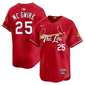 Mark McGwire St. Louis Cardinals Red City Connect Limited Jersey - All Stitched