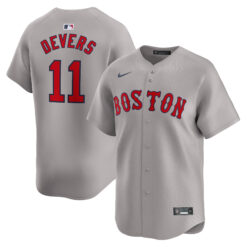 Rafael Devers Boston Red Sox Grey Road Limited Jersey - All Stitched