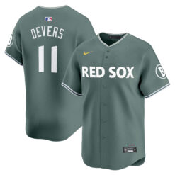 Rafael Devers Boston Red Sox Green City Connect Theme Jersey - All Stitched