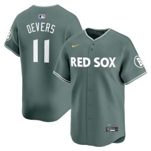 Rafael Devers Boston Red Sox Green City Connect Theme Jersey - All Stitched