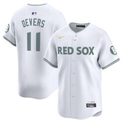 Rafael Devers Boston Red Sox White City Connect Theme Jersey - All Stitched