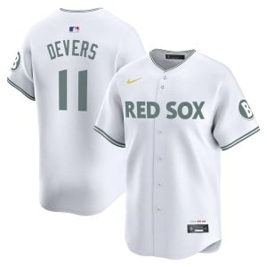 Rafael Devers Boston Red Sox White City Connect Theme Jersey - All Stitched