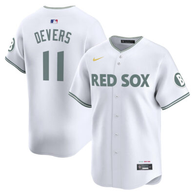 Rafael Devers Boston Red Sox White City Connect Theme Jersey - All Stitched