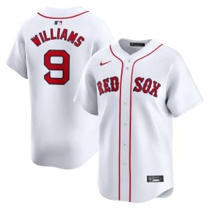 Ted Williams Boston Red Sox White Home Limited Jersey - All Stitched