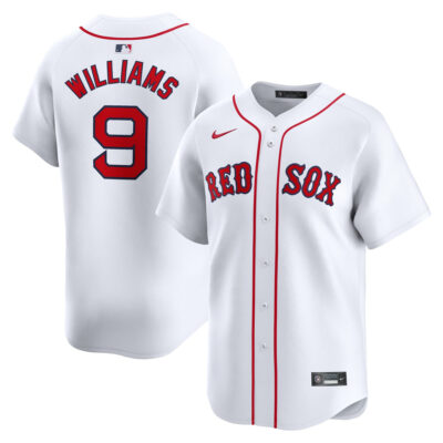 Ted Williams Boston Red Sox White Home Limited Jersey - All Stitched
