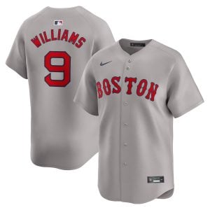 Ted Williams Boston Red Sox Grey Road Limited Jersey - All Stitched
