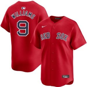 Ted Williams Boston Red Sox Red Alternate Limited Jersey - All Stitched