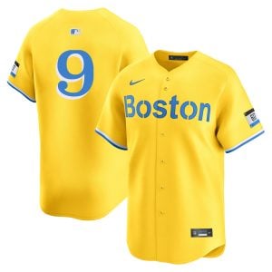 Ted Williams Boston Red Sox Gold City Connect Limited Jersey - All Stitched