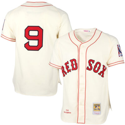 Ted Williams Boston Red Sox Cream Jersey - All Stitched