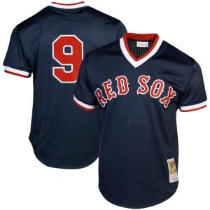 Ted Williams Boston Red Sox Navy Jersey - All Stitched