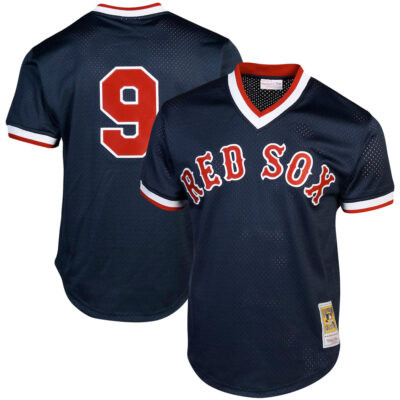 Ted Williams Boston Red Sox Navy Jersey - All Stitched