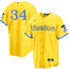 David Ortiz Boston Red Sox Gold City Connect Limited Jersey - All Stitched
