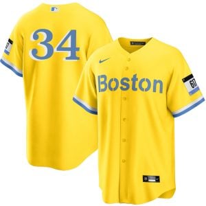 David Ortiz Boston Red Sox Gold City Connect Limited Jersey - All Stitched