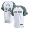 David Ortiz Boston Red Sox Alternate White City Connect Theme Jersey - All Stitched