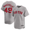 Tim Wakefield Boston Red Sox Grey Road Limited Jersey - All Stitched