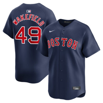 Tim Wakefield Boston Red Sox Navy Alternate Limited Jersey - All Stitched