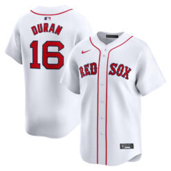 Jarren Duran Boston Red Sox White Home Limited Jersey - All Stitched
