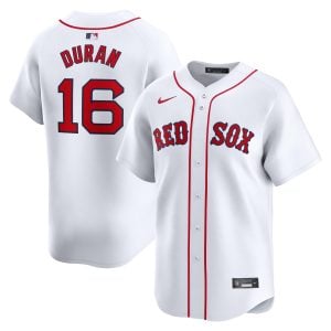 Jarren Duran Boston Red Sox White Home Limited Jersey - All Stitched