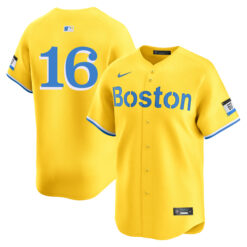 Jarren Duran Boston Red Sox Gold City Connect Limited Jersey - All Stitched