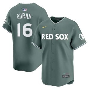 Jarren Duran Boston Red Sox Green City Connect Theme Jersey - All Stitched