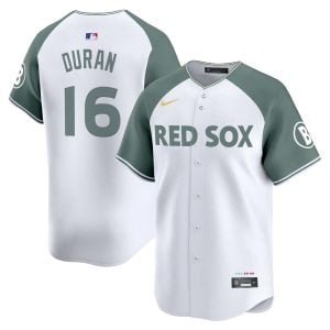 Jarren Duran Boston Red Sox Alternate White City Connect Theme Jersey - All Stitched