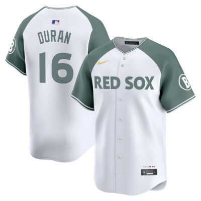 Jarren Duran Boston Red Sox Alternate White City Connect Theme Jersey - All Stitched