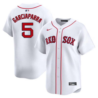 Nomar Garciaparra Boston Red Sox White Home Limited Jersey - All Stitched
