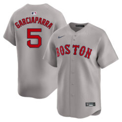 Nomar Garciaparra Boston Red Sox Grey Road Limited Jersey - All Stitched