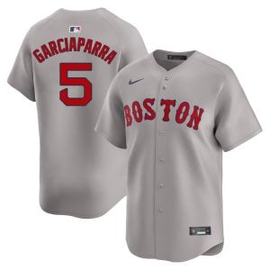 Nomar Garciaparra Boston Red Sox Grey Road Limited Jersey - All Stitched