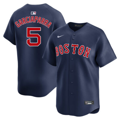 Nomar Garciaparra Boston Red Sox Navy Alternate Limited Jersey - All Stitched
