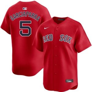 Nomar Garciaparra Boston Red Sox Red Alternate Limited Jersey - All Stitched