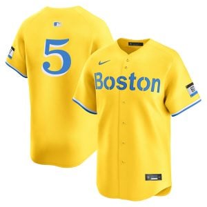 Nomar Garciaparra Boston Red Sox Gold City Connect Limited Jersey - All Stitched